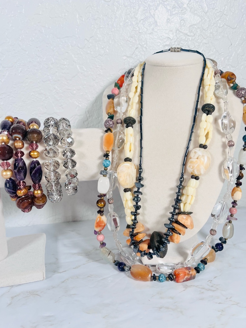 6 Piece Necklace/Bracelet Lot